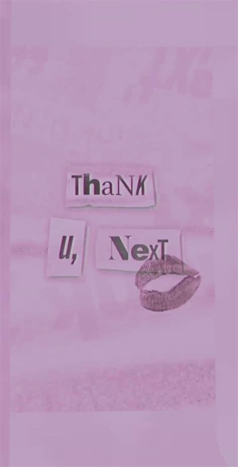 Ariana grande thank u, next lyrics. thank you next wallpaper | Tumblr