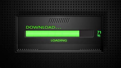 Downloading Computer Screen Graphic Animation Stock Footage Video