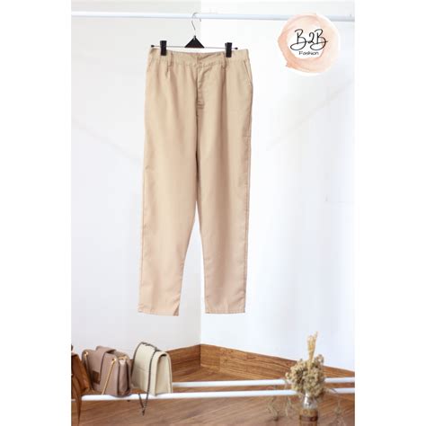 Jual Celana Panjang Baggy Pants Premium Nude M Xxxxxl Shopee Indonesia