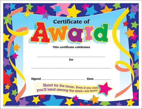 Free Printable Award Certificates Blank Certificates