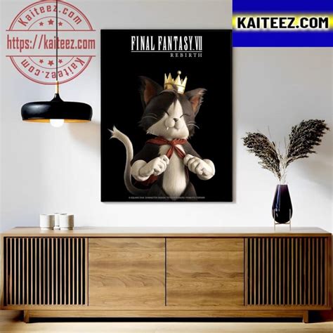 Official Poster For Cait Sith In Final Fantasy Vii Rebirth Art Decor
