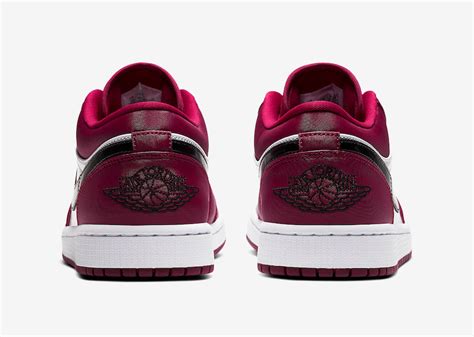 Air Jordan 1 Low Noble Red 553558 604 Release Date Info Sneakerfiles