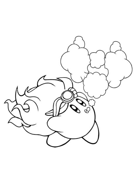 Cute Kirby Coloring Page Free Printable Coloring Pages For Kids