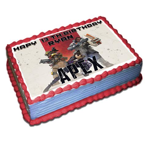 Apex Legends Cake Topper 12 1175 X 175 Inches Birthday Cake Topper