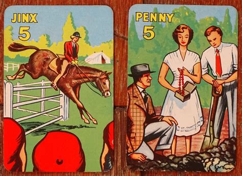 1955 Girl A Pepys Card Game By Castell Bros London England Tomsk3000