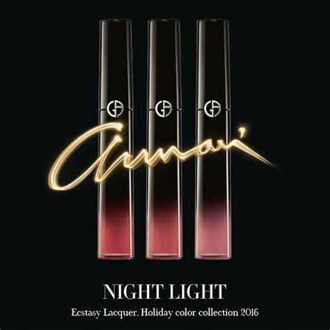 Giorgio Armani Night Light Holiday 2016 Collection Beauty Trends And