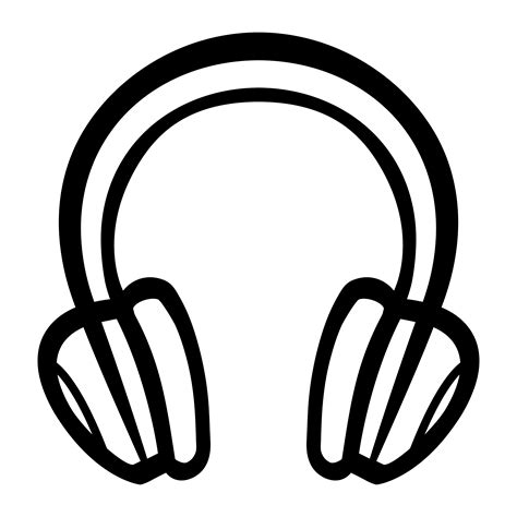 Headphones Music Accessory Vector Icon 546063 Vector Art At Vecteezy