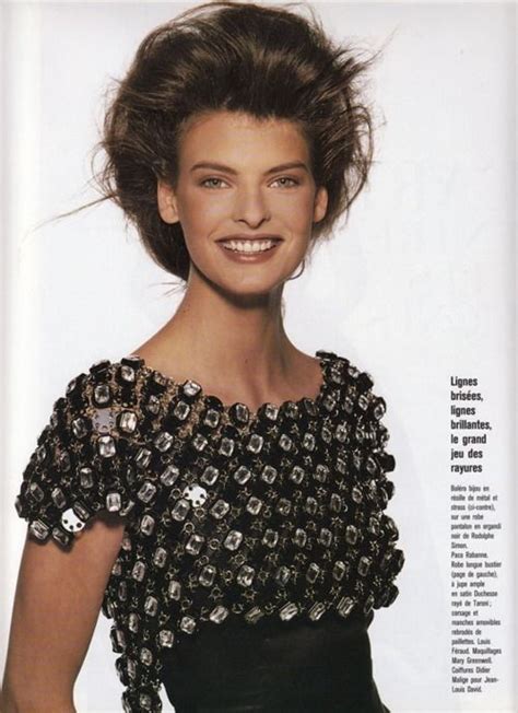 Vogue Paris March 1988 “chic Cest Chic” Model Linda Evangelista