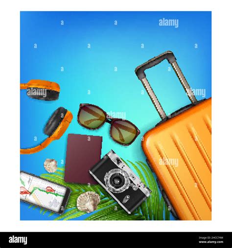 Tourism Travel Banner Flight Airplane Vector Stock Vector Image And Art