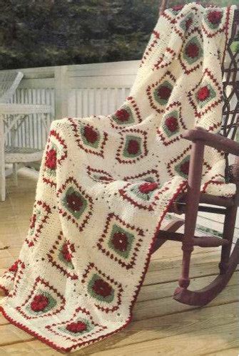 Vintage Rose Afghan Crochet Pattern Maggies Crochet
