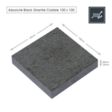 Sawn Black Granite 100x100
