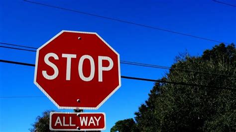 Stop Sign Fonts Commanding Attention