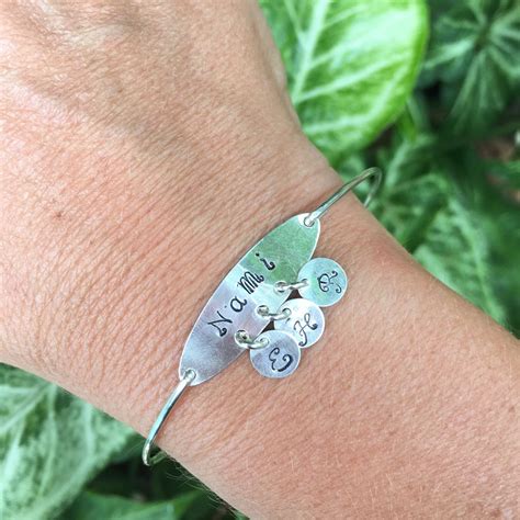 I created this custom grandma bracelet with all her grandchildren. They
