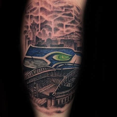 We provide complete solutions for promotional marketing: 30 Seattle Skyline Tattoo Designs For Men - City Ink Ideas