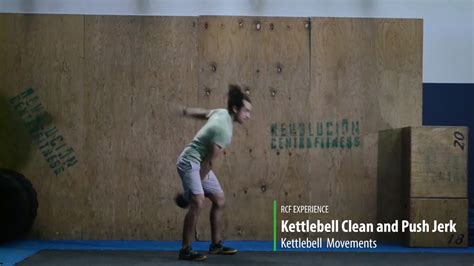 The clean and jerk is a composite of two weightlifting movements, most often performed with a barbell: Kettlebell Clean and Push Jerk - YouTube
