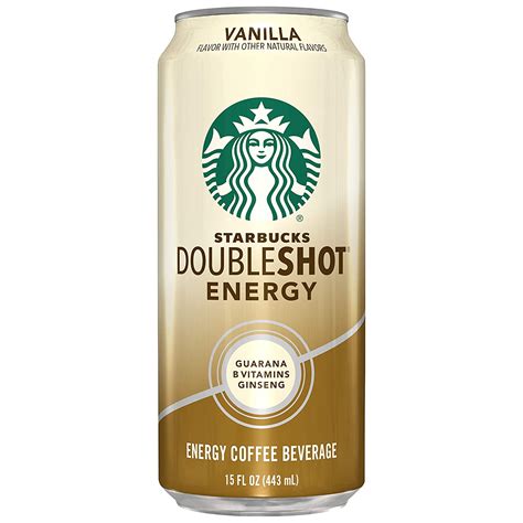 Starbucks Doubleshot Energy Espresso Coffee Vanilla 15 Oz Cans 12