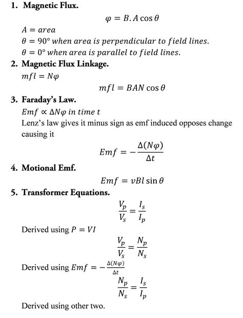 A Level Physics Formula Sheet Hubpages