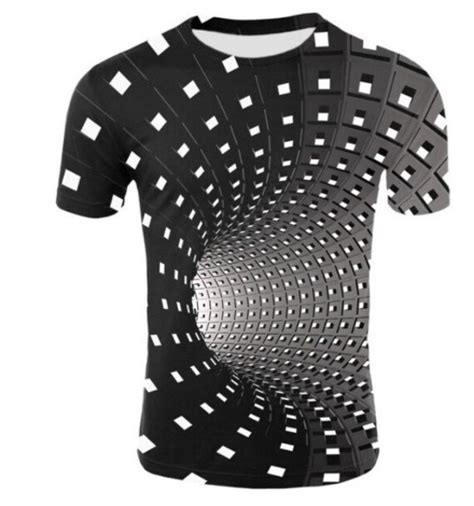 3d men s and women s t shirt 3d vortex print t shirt etsy