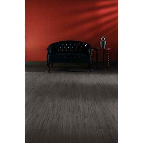 Sample swatches and coordinating moldings available, visit www.goldenarowanaflooring.com Armstrong Flooring Striations 22-Piece 12-in x 24-in Java Glue Striated Commercial VCT Tile in ...