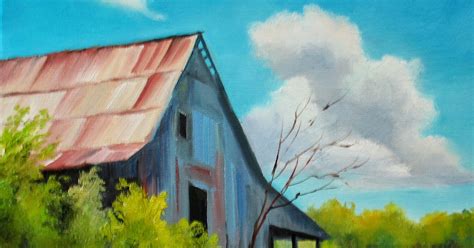Nels Everyday Painting Old Barn Sold