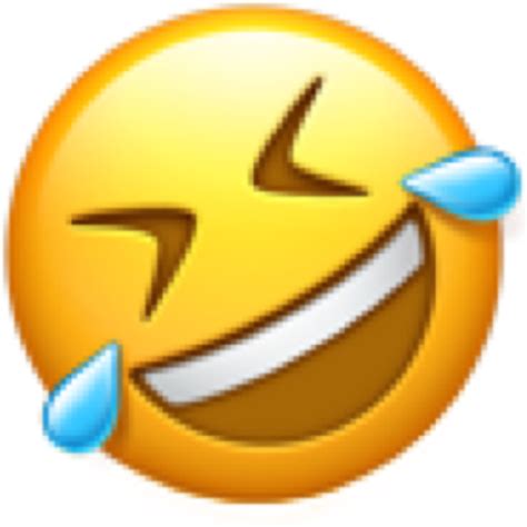 Download Iphone Emoji Laughing Crying Freetoedit Emoji Tears Of Joy