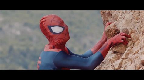 Spiderman Homecoming Training In Real Life Rock Climbing Version