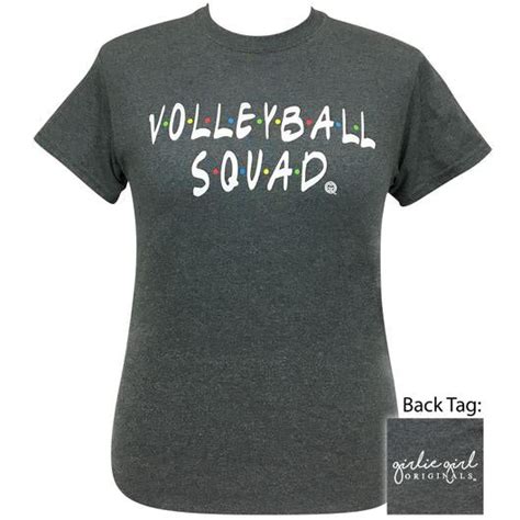 Girlie Girl Originals Preppy Volleyball Squad T Shirt Simplycutetees