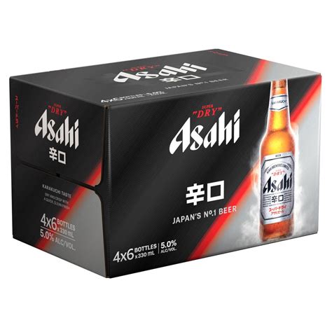 Asahi Super Dry Beer 24 X 330ml 56 Jims Cellars