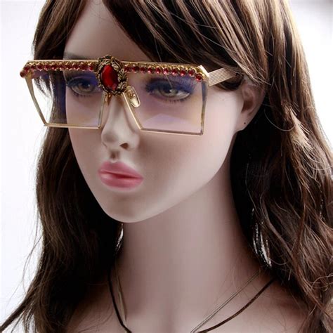 buy monique queen style 2017 sunglasses women brand designer rhinestone