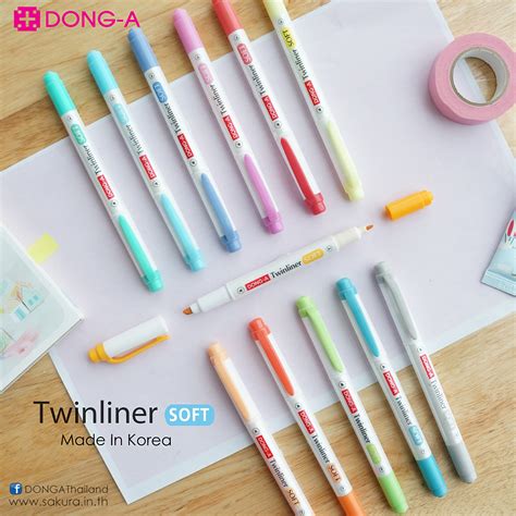 Dong A Twinliner Soft Highlighter Pen