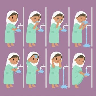 Ada banyak lagi yang perlu diketahui dalam berwudhu,silahkan baca panduan lengkap ini dan semoga bermanfaat bagi kita semua. Ablution Images | Free Vectors, Stock Photos & PSD