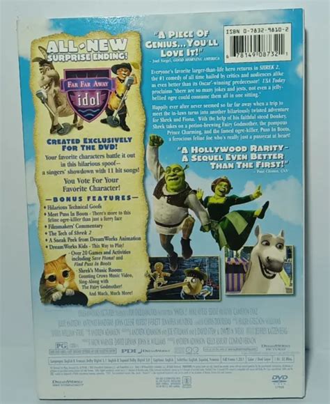 Shrek 2 Dvd 2004 Full Screen Dreamworks Mike Meyers Eddie Murphy Sealed