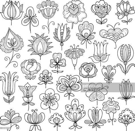 Flowers Doodle Vector Art Flower Drawing Flower Doodles Doodle