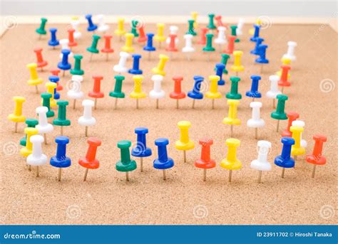 Drawing Pins Stock Photo Image Of Miscellaneous Color 23911702