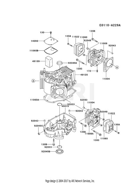 The area is then divided by the length of the diagram in order to obtain mean height. Kawasaki FH500V-AS17 4 Stroke Engine FH500V Parts Diagram ...