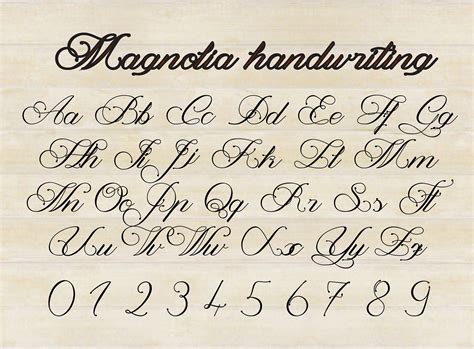 Calligraphy Fonts Alphabet Cursive Alphabet Hand Lettering Alphabet Cursive Handwriting