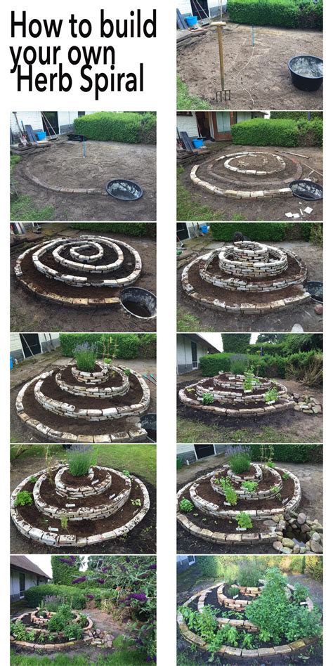 Diy How To Build A Magick Spiral Herb Garden Spiral Garden Design