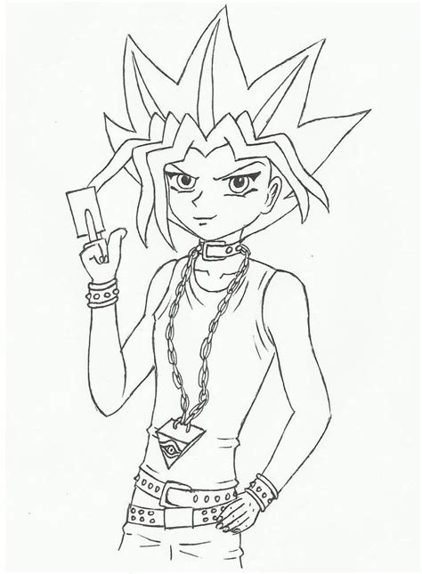 Awesome Seto Kaiba From Yu Gi Oh Coloring Page Hot Sex Picture