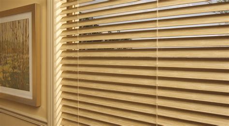 Create a clean look by eliminating the cords on your faux wood blinds. Horizontal Blinds | Blinds & Decor, Inc.