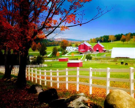 Vermont Fall Vermont Farms Fall