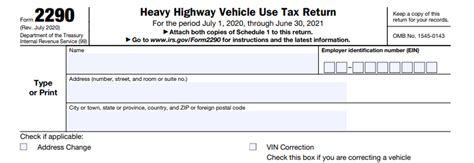 Irs Form 2290 Instructions For 2020 2021 Step By Step Guide