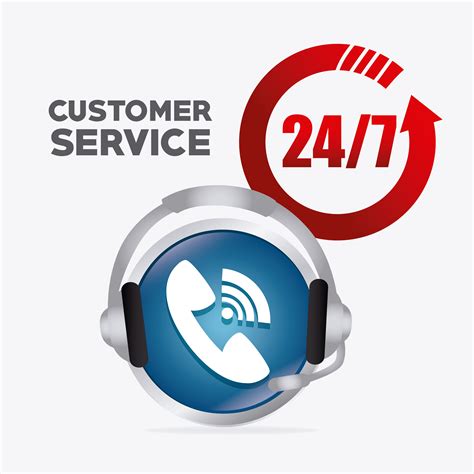 24 7 Customer Service Support Emblems 671147 Vector Art At Vecteezy