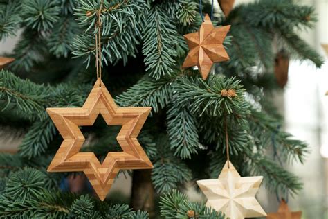 Hand Made Bamboogems 6 Point Star Ornaments By Bamboogems By Culin And