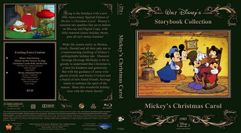 Mickeys Christmas Carol Movie Blu Ray Custom Covers Mickey S
