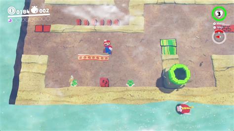 Powerup Super Mario Odyssey Seaside Kingdom Underwater 2d Section