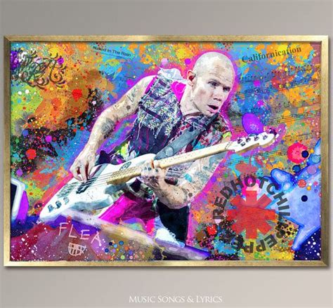 Flea Red Hot Chili Peppers Red Hot Chili Peppers Poster Red Hot