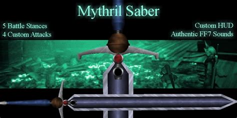 Second Life Marketplace Pf Final Fantasy 7 Mythril Saber