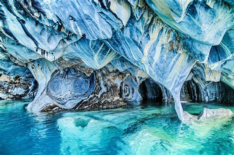 Die Atemberaubenden Marble Caves In Chile Urlaubsgurude