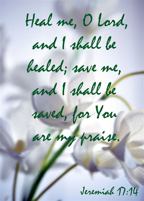 Jeremiah 1714 Lord You Are My Praise Bible Verses Quotes Scripture