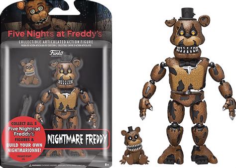 Funko 5 Articulated Five Nights At Freddys Nightmare Freddy Action